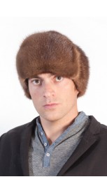 Mink fur hat russian